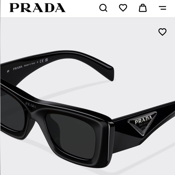 NWT Prada Sunglasses with Triangle Logo - Picture 8 of 8